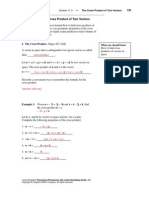 Section 11.3 The Cross Product of Two Vectors: Name