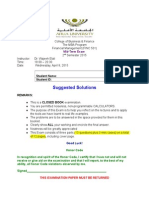 AU FINC 501 MidTerm Exam 2nd Semester2015ss V2