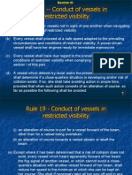 Rule 19 - Conduct of Vessels in Restricted