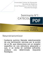 Seminario 1. Catecolaminas. Psicofarmacología.