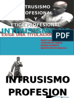 Intrusismo Profesional