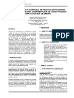 Análisis Técnico Económico Proceso de Soldadura en Ecotacho