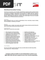 WatchGuard Training Course