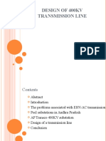 Design of 400kv Transmission Line