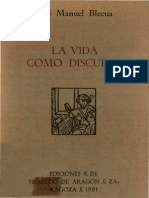 La Vida Como Discurso y Otros Ensayos - Blecua