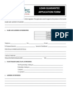 Loan Guarantee Application Form Revised October 2010