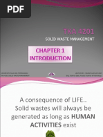 Solid Waste Management (Tka 4201) Lecture Notes 1