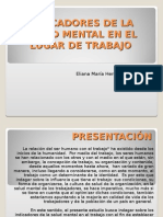 Indicadores de Salud Mental en El Trabajo