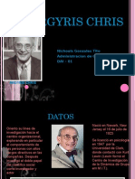 Chris Argyris TEMA BIOGRAFIA