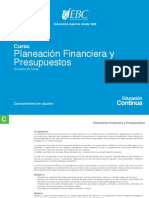 Curso Planeacion Financiera y Presupuestos PDF