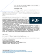 Ejercicio de Transcripción Del Testamento de Miguel Mañara