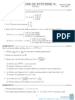 Devoir - TN Devoir de Synthèse N°1 2014 2015 (Saidani Moêz)