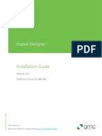 InspireDesigner LINUX 64 Installation Guide V9.0.0.2