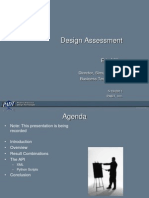 2011 05 19 Design Assessment