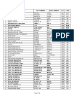 List Stock F28, B737-200