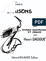 Oraisons Sauguet