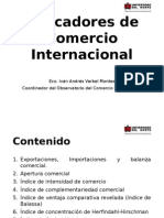 Indicadores de Comercio Internacional