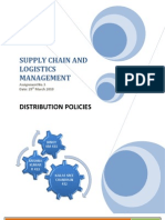 Supply Chain and Logistics Management: Distribution Policies