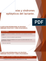 Epilepsias y Síndromes Epilépticos Del Lactante