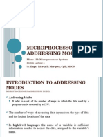 Micro 133 Prelim Lecture 4 - Microprocessor - S Addressing Modes