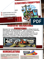 Cuenta 45 Obligaciones Financieras