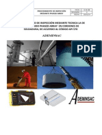 Procedimiento de Inspeccion Por Ut (Phased Array) Ademinsa