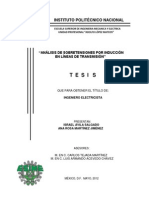 Analisis de Sobretensiones Por Induccion en Lineas de Transmision