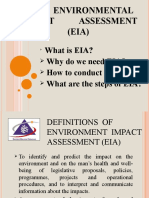 ENVIRONMENTAL IMPACT ASSESSMENT (MSM3208) LECTURE NOTES 1-What Is EIA