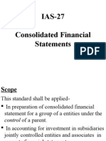 IAS-27 Consolidated Financial Statements