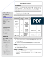 Curriculum Vitae: Rahul Verma Career Objective