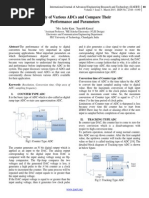 Study of Various ADCs and Compare Their Performance and Parameters