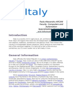 Presentation About Italy