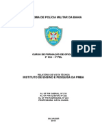 Relatório Visita Técnica Ao Instituto de Ensino e Pesquisa Da Polícia Militar Da Bahia