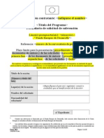 Formulario de Solicitud