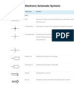 Electrical and Electronic Schematic Symbols