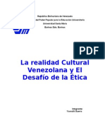 La Realidad Cultural Venezolana y El Desafío de La Ética