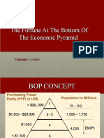 The Fortune at The Bottom of The Economic Pyramid