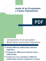 Biotic Factor Interactions Lesson 3