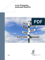 Guidelines For Preparing Patent Landscape Reports