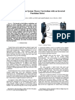 Inverted Pendulum Supporting Controls