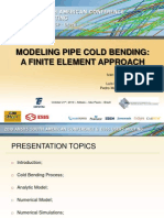 Modeling Pipe Cold Bending: A Finite Element Approach