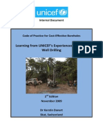 Learning From UNICEF's Experiences of Water Well Drilling: Internal Document