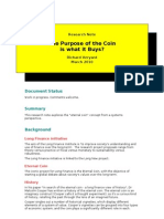 Sempiternal Coin (The Purpose of A Currency Is What It Does)