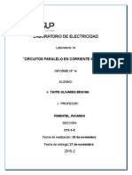 Laboratorio de Electricidad 14CIRCUITOS PARALELO EN CORRIENTE ALTERNA