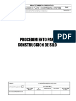 Procedimiento de Montaje de Silo de Ø 7.2 X 8 Mts - de Altura