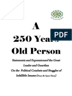 A 250 Years Old Person: Seye Ali Khamenei