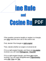 Sine and Cosine Rule