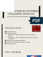 Iron Deficiencies in Athletes PPT 3