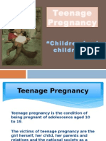 Teenage Pregnancy