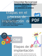 Etapas en El Proceso de Implantación Del CRM